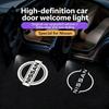 CGANEI1 LED Car Door Lights Welcome Projector Courtesy Ghost Shadow for Altima Teana Sedan Armada Maxima Quest Titan 2004--up