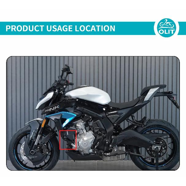 For CFMOTO 675NK Oil Cooler Inlet Pipe Outlet Pipe Waterpipe NK675 CF675 CF650-11 Motorcycle Accessories Original Part