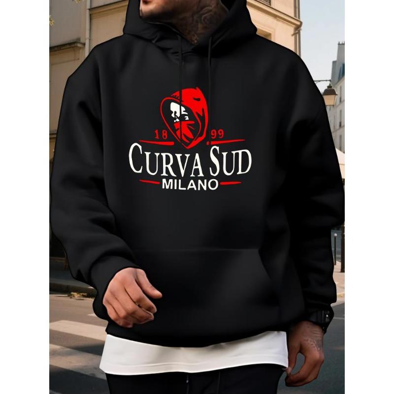 

The collision of retro style and edgy coolness, the CURVA SUD MILANO printed hoodie redefines new street fashion. XXL чорний