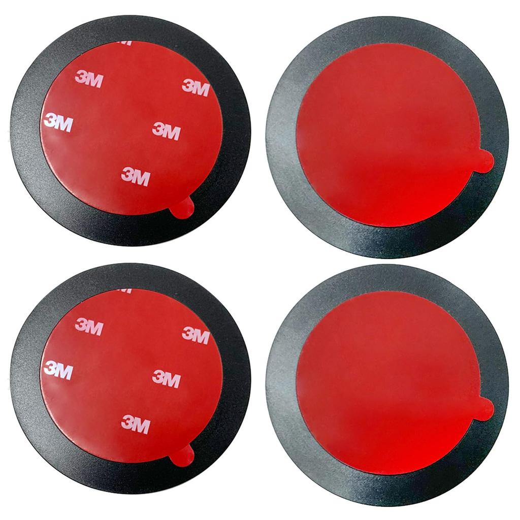 Gusset Wave Suction Cups, Auxiliary Plates, Set of 4, For Dashboards, Car Suction Cups,