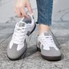 Outdoor Walking Shoes PU Leather Retro Trainers Men Women Elastic Flats Light Running Jogging Sports Shoes Traveling Shoes