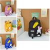 Adorable Cartoon Bunny Kids Backpack For Boys And Girls In Nylon Material