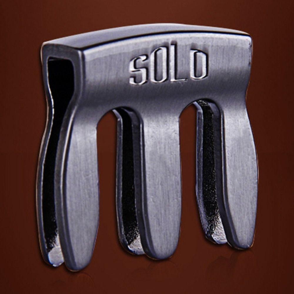 Metal Violin Mute Aluminum Alloy Easy to Carry Violin Muffler Durable Sturdy 4 Prong Violin Mute Daily Practice