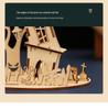 Halloween DIY Ghost Festival Wooden Puzzle - Children's Handmade Educational Toy
