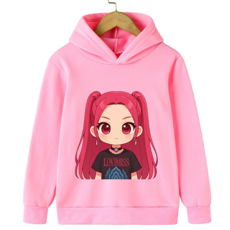 Winter Fashion Comfortable Anime Girl Printed Soft Popular Children's Cute Warm Hoodie