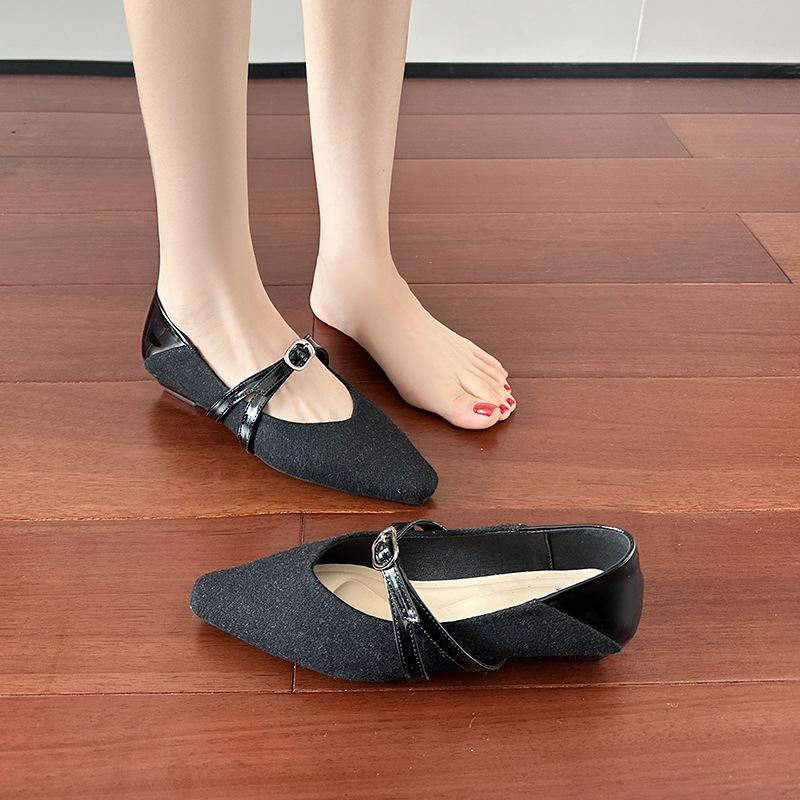 Beautiful Design Thick Heel Single Shoes Women's Spring Summer New Light Mouth Square Head Low Heel Small Fragrant Mary Jane Shoes