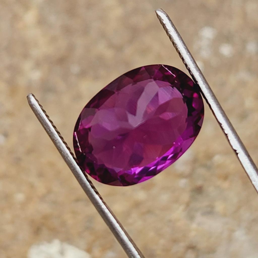 15.10 CT Natural Ceylon Padparadscha Sapphire Gemstone Oval Shape Certified