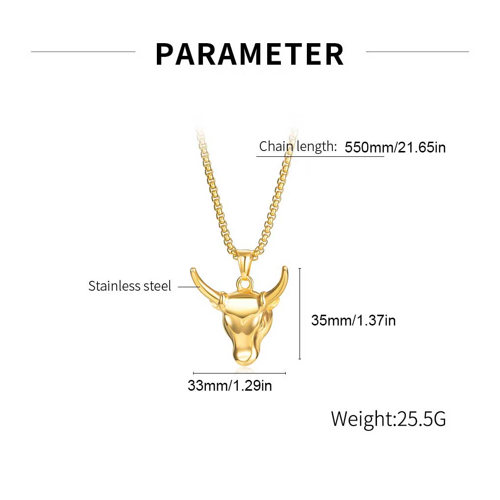 Unisex Animal Necklace Portable Simple Design Stainless Steel Pendant Wedding Ceremony Party Banquet Jewellery