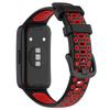 Silicone Watch Strap For Huawei Band 10 9 8 Two-Color Breathable Watchband Replacement Bracelet for Huawei Smartband 8 9 10 Belt