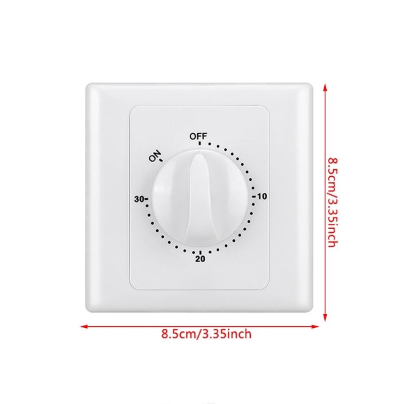 Mechanical Countdown Timer Control Interruptor 30 Minutes/60 Minutes/120 Minutes