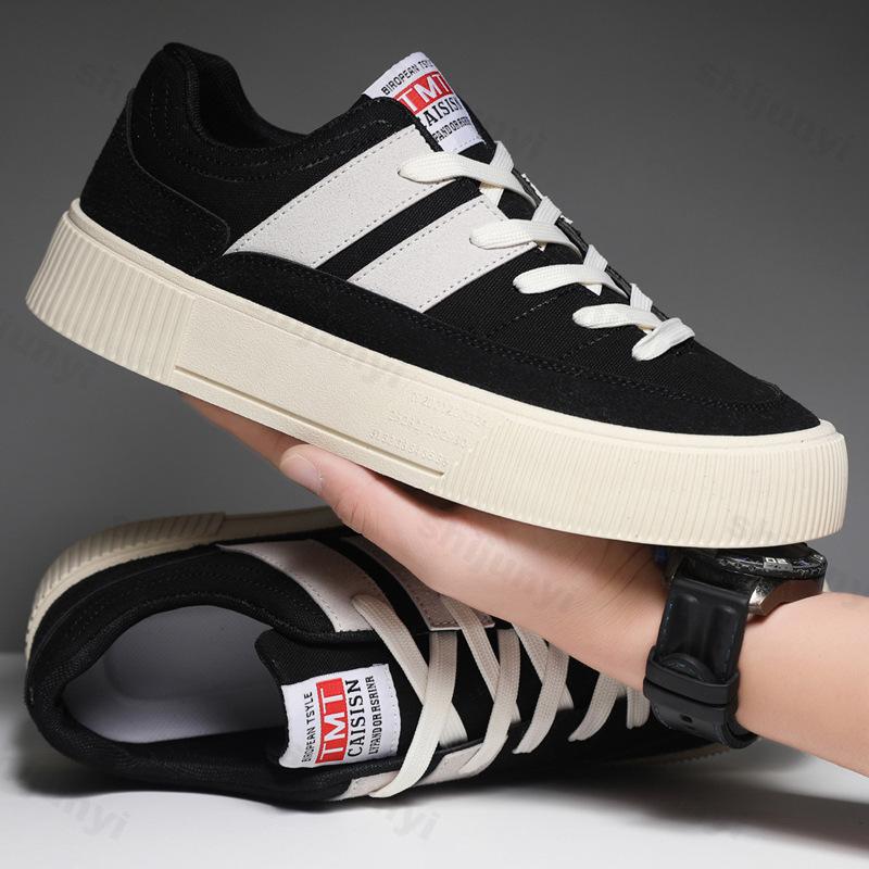 Fashion Men Casual Sports Shoes 2025 Autumn Comfortable Anti Slip Vulcanized Shoes Thick Soles Platform Outdoor Running Shoes Zapatillas