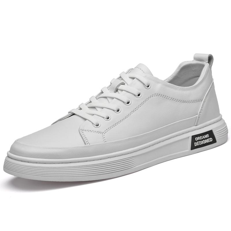 Fashion Genuine Leather Men Shoes High Quality Man Sneakers Luxury Brand Oxford Shoes Fashion Male Casual Shoes Skateboard New Footwear