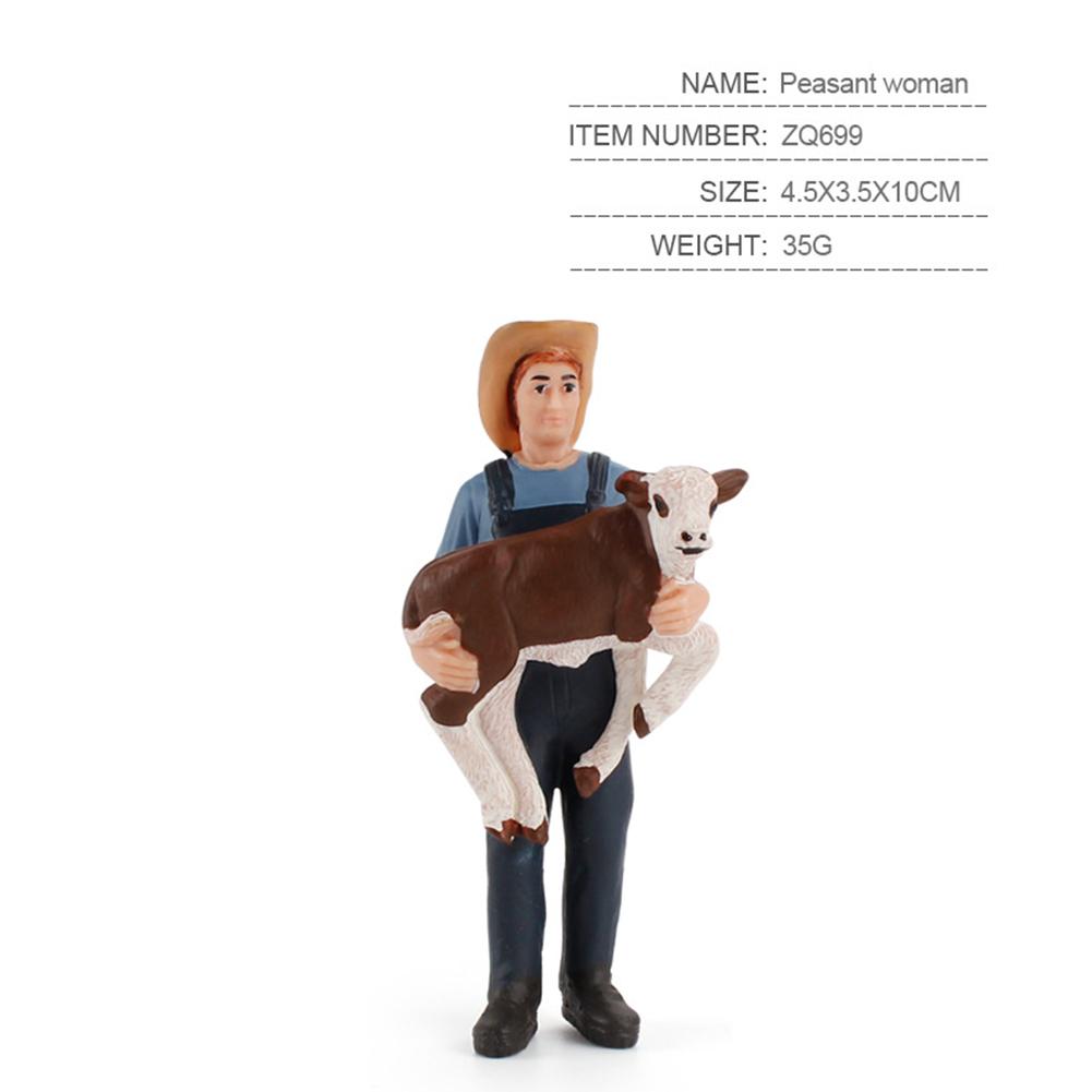 Simulation Milk Cow Action Figures Realistic Cute Farm Animals Model Ornaments For Children Collection