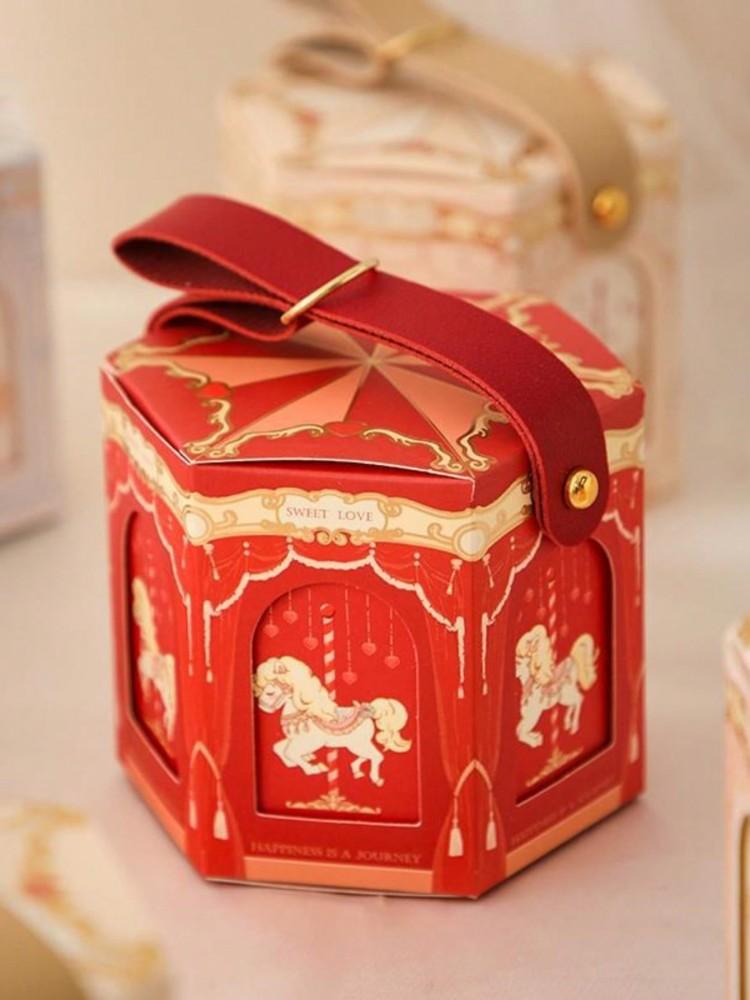1 piece of candy box, wedding candy box, high-end candy box, empty box, wedding special internet famous European style new perso