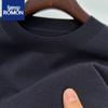 Romon Men's Crew Neck Wool Sweater - Long Sleeve Knitted Top for Spring, Autumn, and Winter
