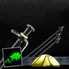 100pcs/lot Luminous Tent Pegs Ground Nail Tent Stakes Ring Silicone Night Warning Luminous Rings for Camping BBQ Tent Nail