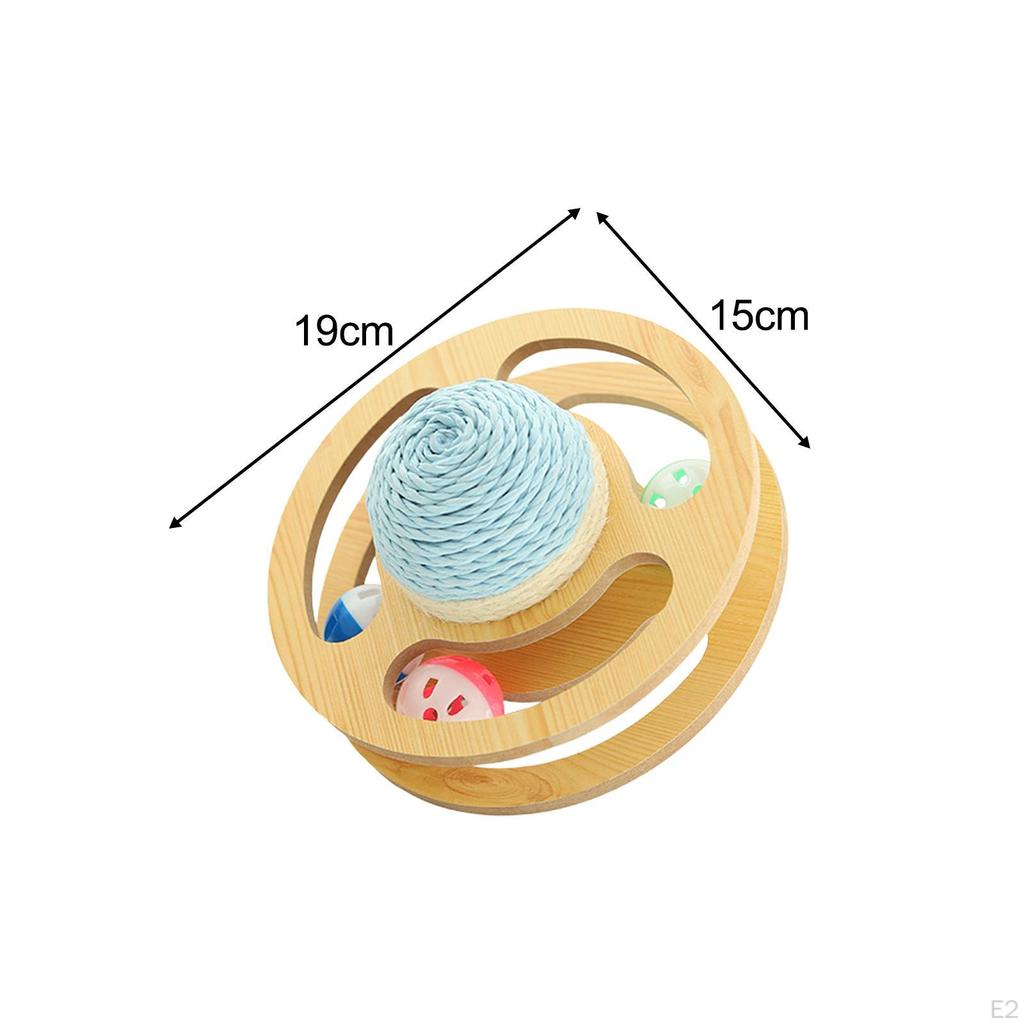 Turntable Scratcher Toy Lightweight Tumbler Scratching for Kitten Grinding Claws