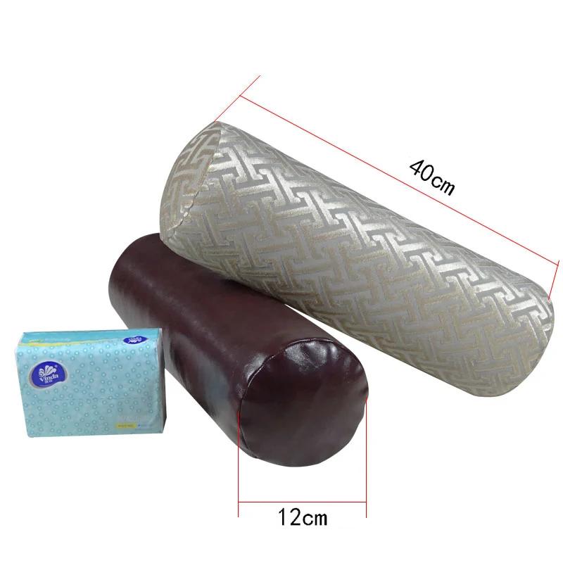 12x40cm Round Removable Washable Lumber Cushion Pillow Bed Roll Cushion Head Leg Back Support Light Travel Column Pillow