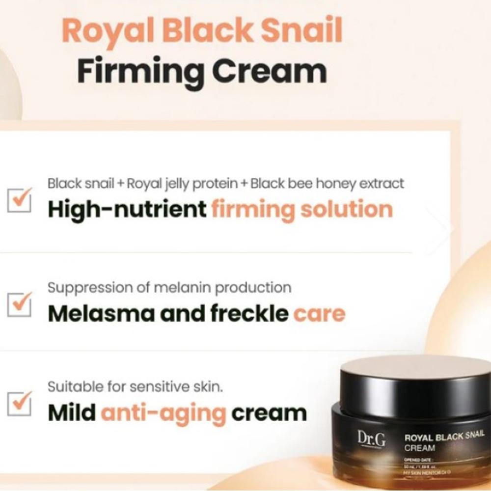 [Dr.G] Royal Black Snail Cream 50ml +15ml