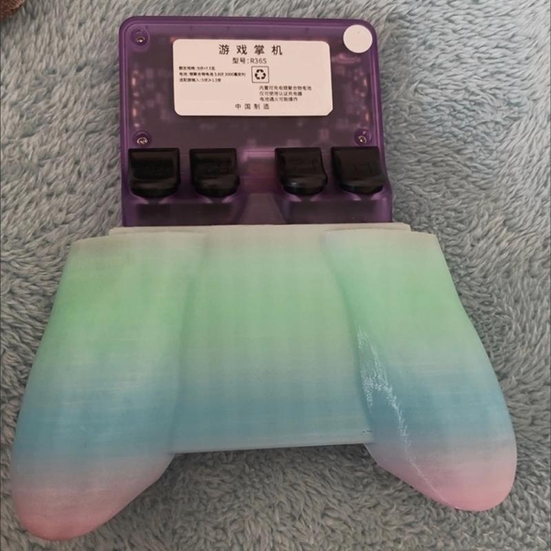 Gaming Accessories for R36S Plastic Grip Handle Controller Grip Handle Portable Ergonomic Holding Handle Gradient Color