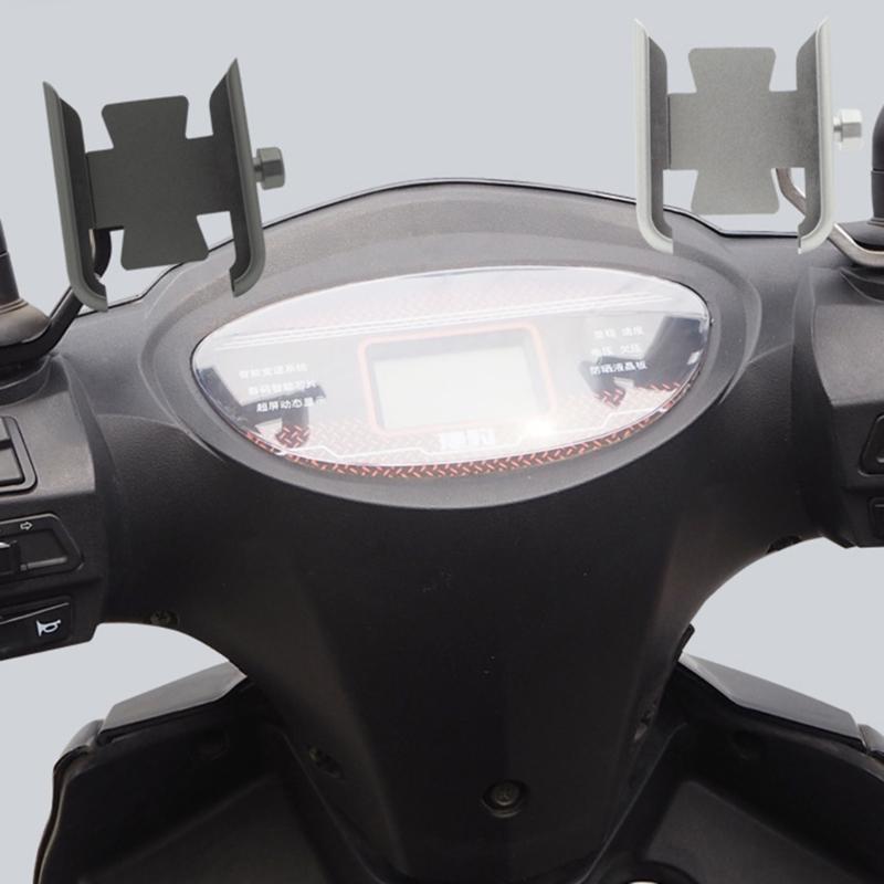 Aluminum Phone Holder With Secure Locking Mechanism 360 Adjustable Vibration Proof Designs Rack for Motorcycle Bike