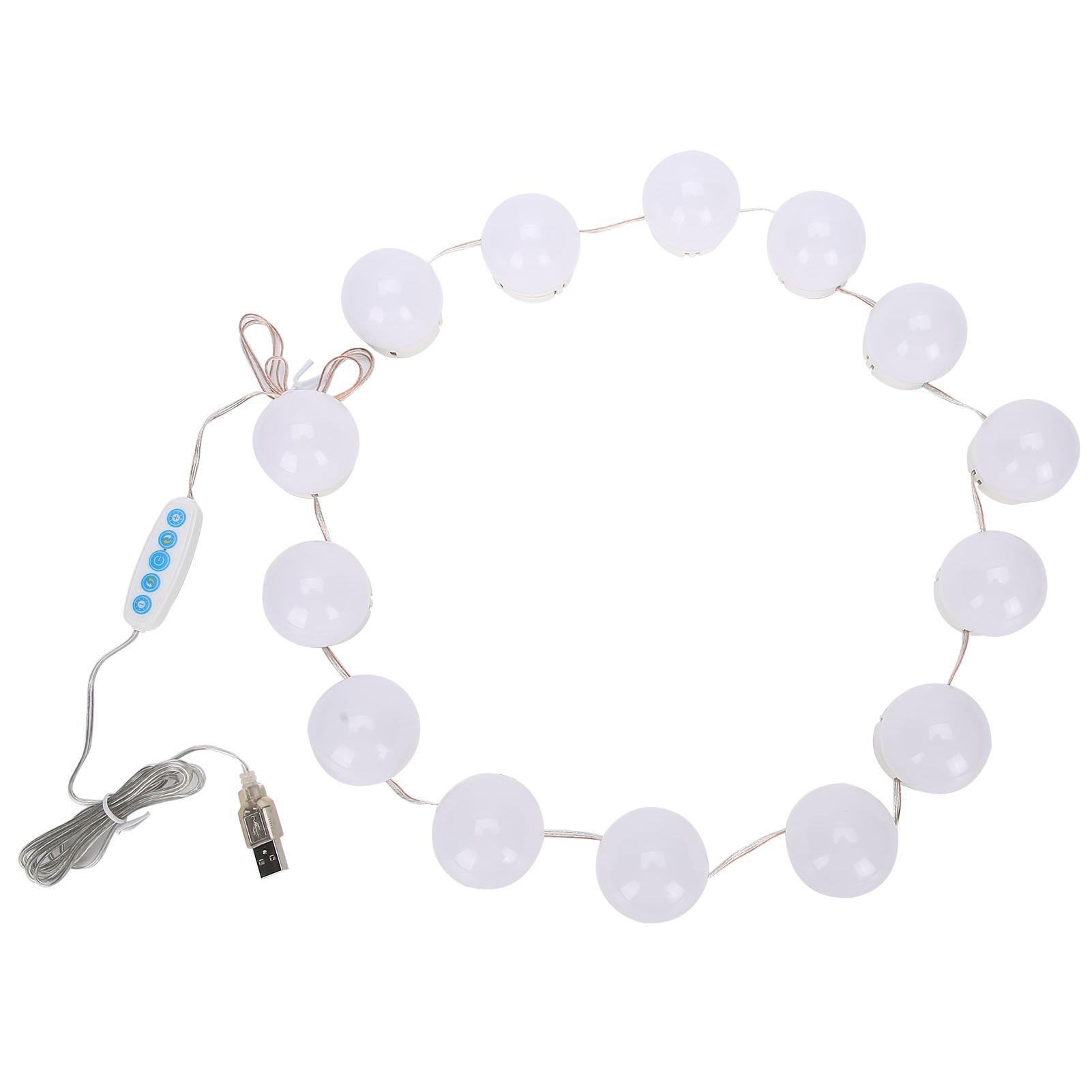 

Зеркало для макияжа с подсветкой LED USB Косметические лампы с регулируемой яркостью Полоски для макияжа