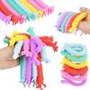 10pcs Stress Relief Stretch Fidget Toy Soft Dinosaur Squeeze Toy Fun Worm Noodle Fidget Toys  Adults