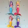 4Pcs Rotating Mermaid Pool Toys, Underwater Play Toys for Party & Gift