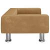 Children S Sofa Brown 70x45x26.5 Cm Velvet