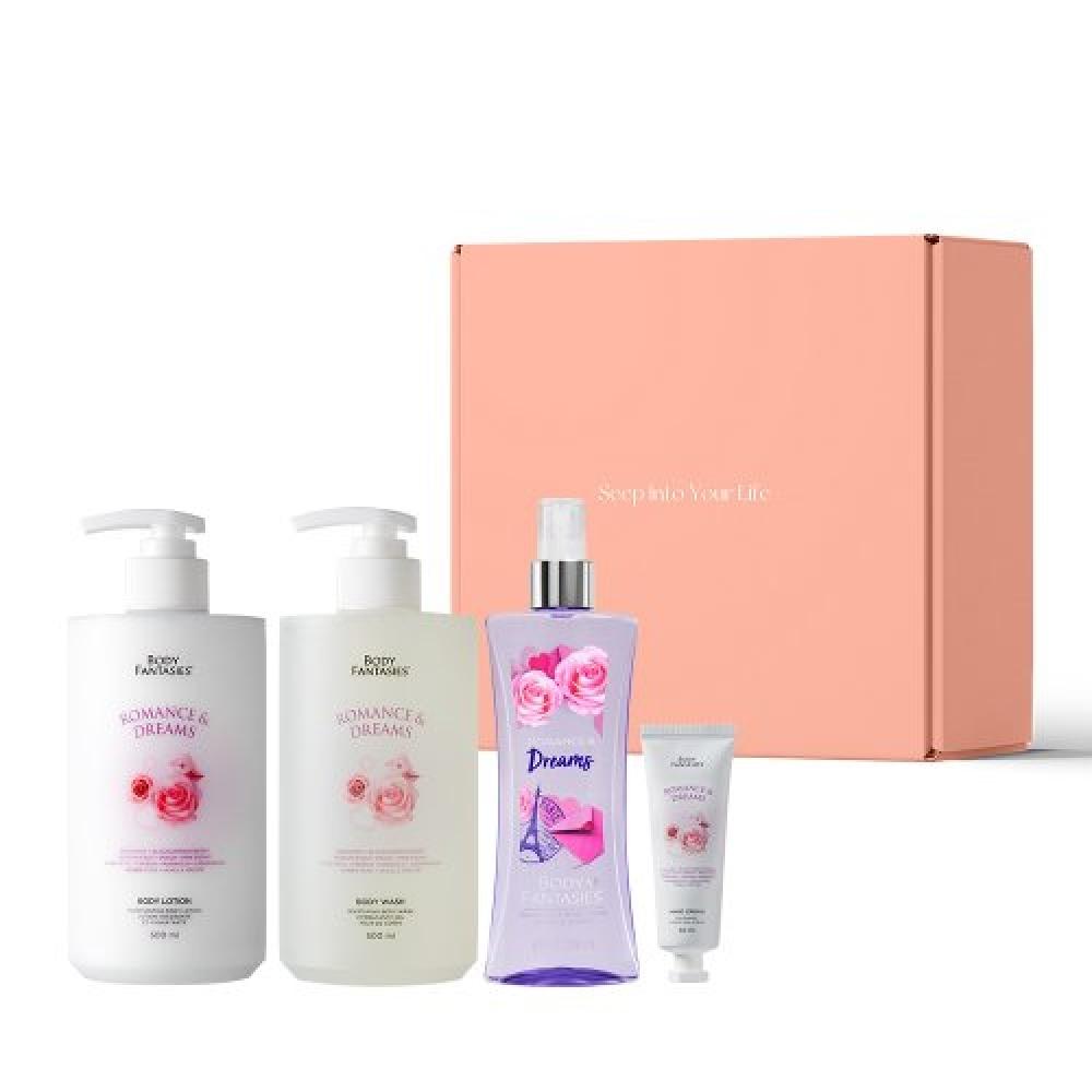 Body Fantasies Body Fantasy Gift Set 236ml  Romance   Dream FREE