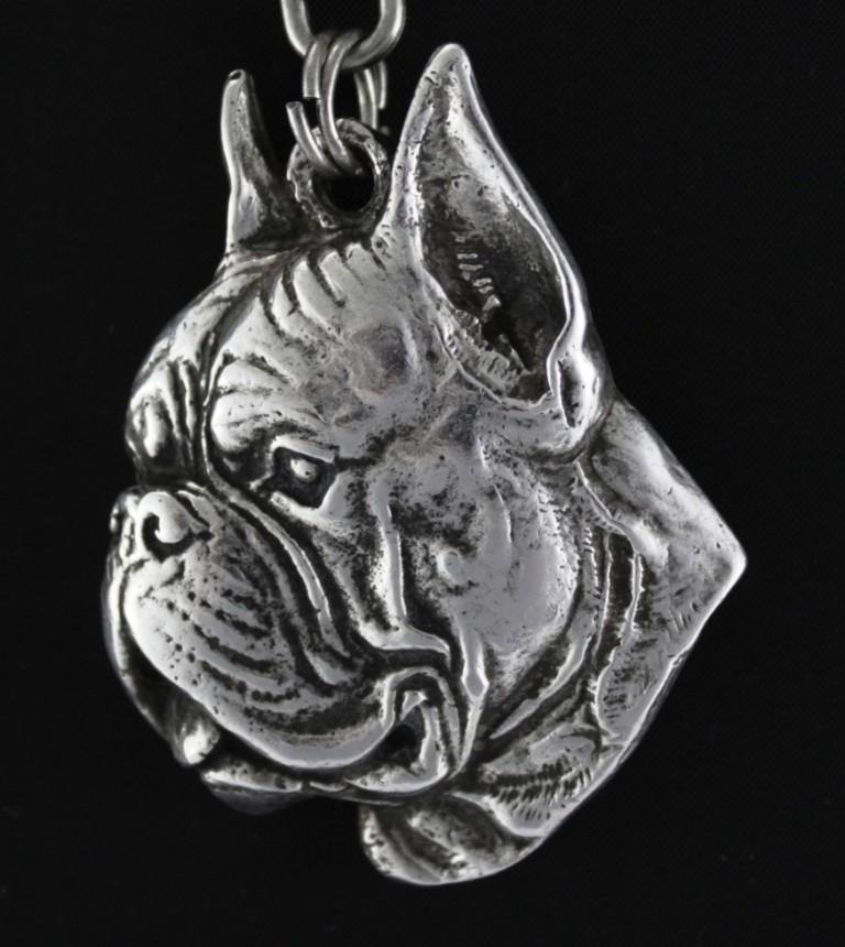 Boxer, German Boxer II - Dog necklace, unique jewellery for the dog fan, unique adder pendant by Art-Dog brand