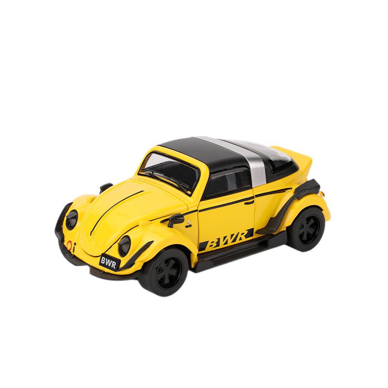 1/32 Scale Volkswagen Beetle Alloy Die-cast Car Model Simulation Retro Classic Car Collection Ornaments Children s Toys Gifts жёлтый