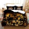 New 3D Print Anime BENDY Bedding Set Printed Bed Set With Pillowcase Bed Duvet Cover Soft Queen King Size Bedclothes Home