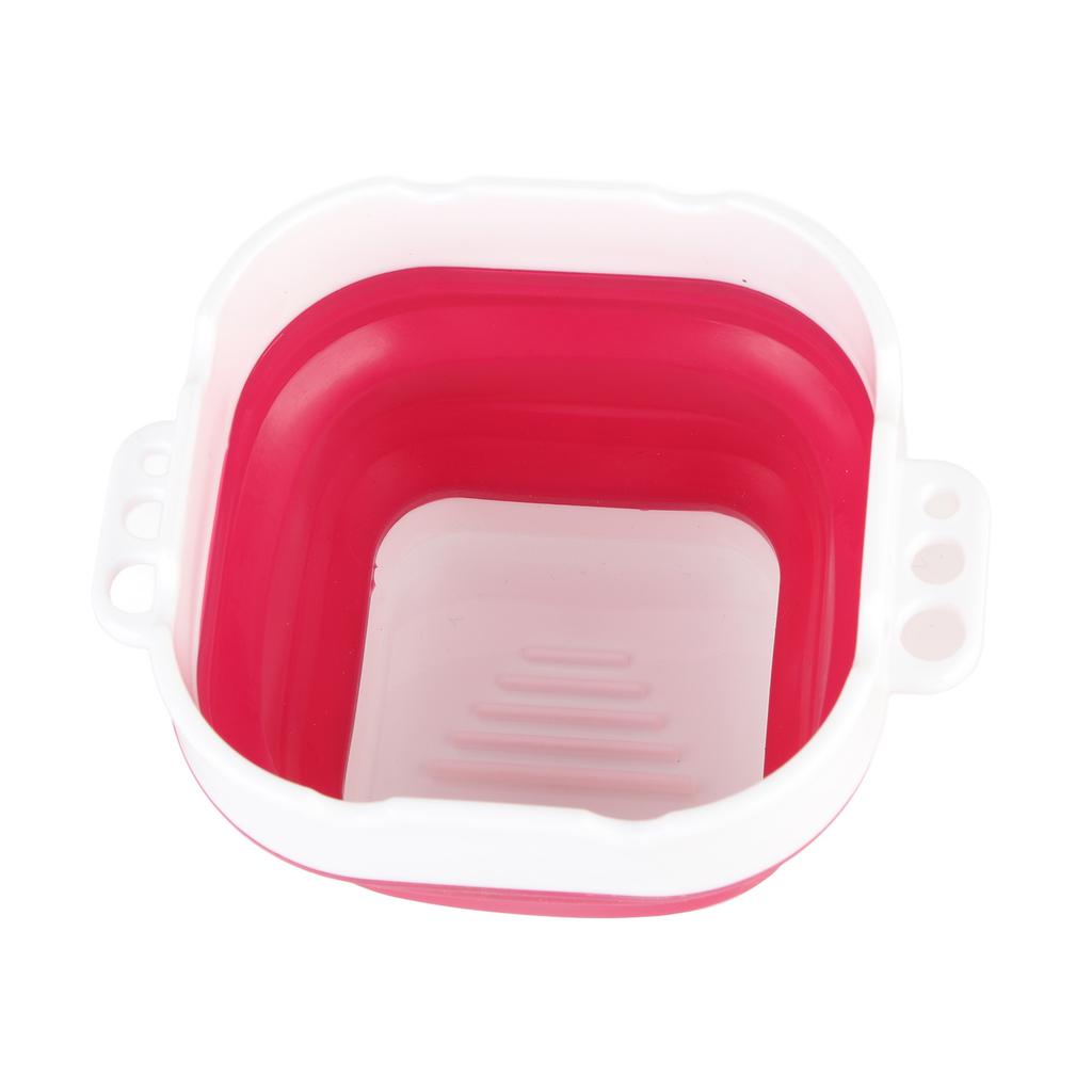 Collapsible Paint Brush Washer Professional Thickened Bottom Silicone Paint Brush Bucket for Beginners with Scrubbing Board