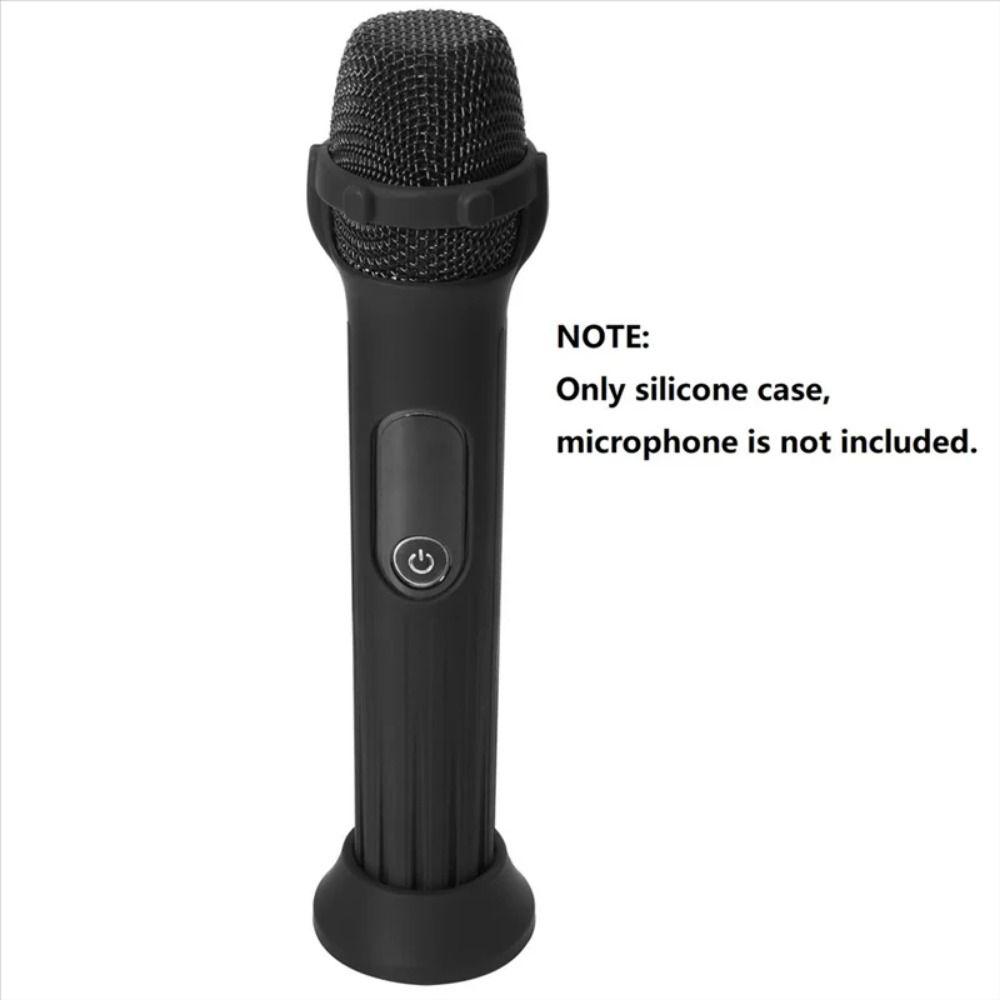 Anti-Rolling Microphone Silicone Case for for JBL Wireless Microphone Wireless Mic Accessories