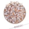 8mm Summer Dream Jelly Duplex Glass Round Beads Loose Beads DIY Handmade Bracelet Glaze Beading String Material Beads for Jewelry Making