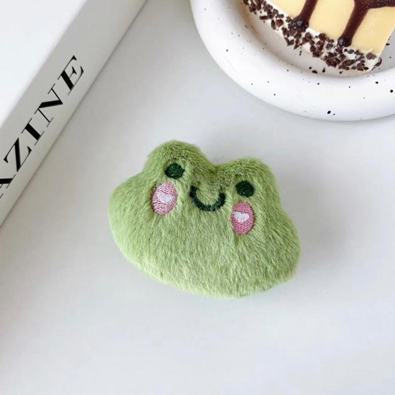 Plush Cartoon Mobile Phone Airbag Bracket, Back Sticker, Puppy Bear Wind Girl, Desktop Watching Drama Support Rack, Portable