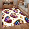 3D Heart Shape Carpets for Living Room Home Decor Rugs Washroom Floor Mat Bedroom Decor Chair Carpet Kid Play Mat Gift Alfombra