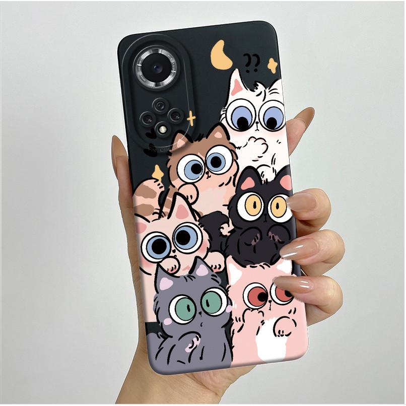 For Huawei Nova 9 Case Aesthetic Butterfly Flowers Soft Silicone Shockproof Phone Cover For Honor 50 Camera Protective Casing