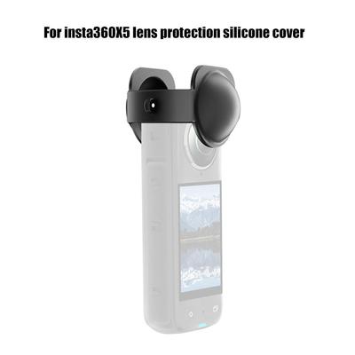 Cubierta Protectora Para Insta360X5 Protección de Lente Cubierta de Silicona Organizador Cubierta para la Cabeza Estuche de Prevención de Caídas por Impacto Accesorio de Cámara Q1W4