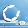 2025 Neck Cooling Tube Ring Summer Cooler Rings Neck Circle Reusable Neck Cooling Ring Ice Cushion Tube For Adults Jogging Fishing