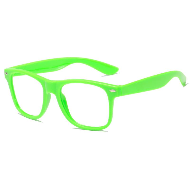 Neue Mode Reis Nagel Brillenrahmen Bonbonfarbe Farbe verbesserte Version mehrfarbiger Brillenrahmen Retro Erwachsenen Herren- und Damenbrillen