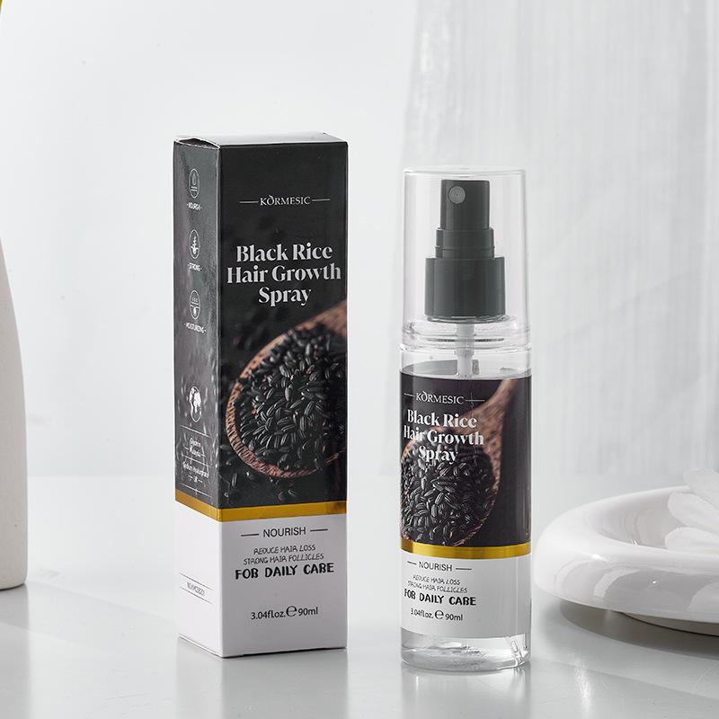 Black rice Long Hair Spray, making your hair fluffy and smooth.