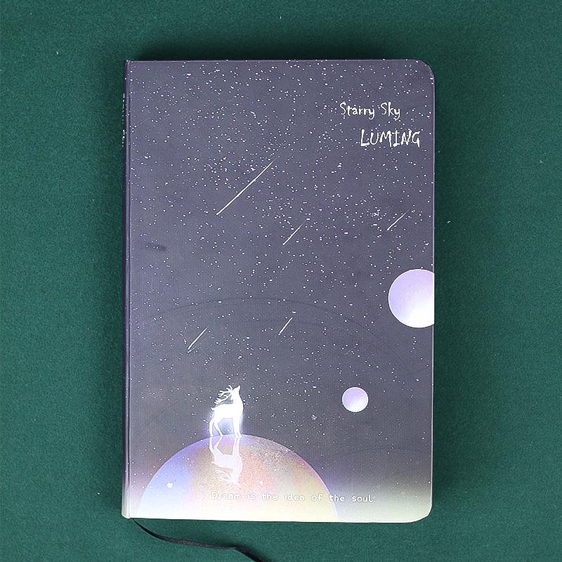 Retro Starry Sky Student Diary: Full-Color Planner Notebook