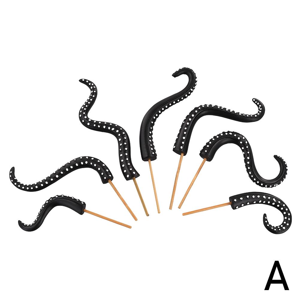 Meer Tentakel 7-teiliges Set Harz Dekoration Tentakel Pflanze Pfosten Dekoration Oktopus Pflanze Pfosten Blumentopf Dekoration