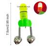 Fishing Bite Alarms with Twin Bells Ring LED Night Fishing Rod Bite Bait Alarm Light Fishing Accessory