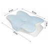 Large Ergonomic Cervical Pillow Memory Foam Sleeping Pillow Butterfly Shape Orthopedic Pillow Improve Sleep Quality