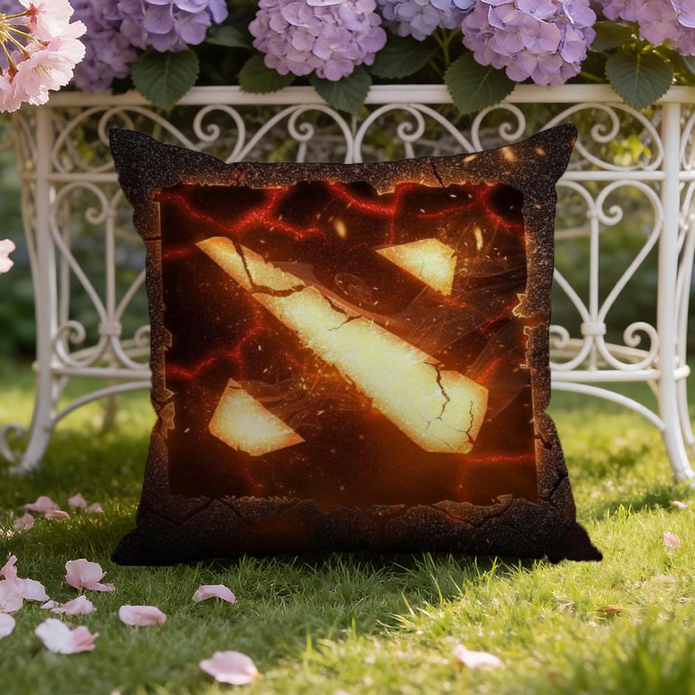 Game Cool D-Dota 2 Cushion Cover Home & Car Dual-Scene Pillow Cover: Reversible for Premium Comfort