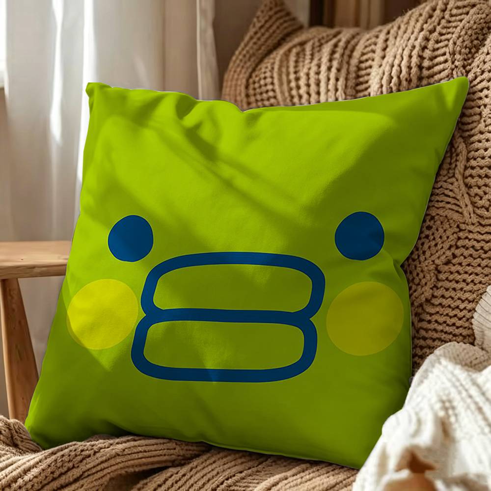 Cute Tamagotchi Kuchipatchi Square Pillow Case Multi Sizes For Car Home Bedroom Decor Custom Valentine Gifts