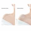 1 paar onzichtbare schouderpads afneembare ademende siliconen schouderpads antislip klevende kleverige pad voor vrouwen en mannen